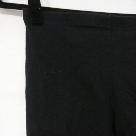 Unbranded | 12.5 inch waist measured | Black Leggings With Bottom Lace Hem - Picture 10 of 16